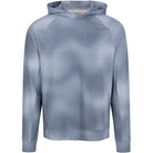 Blue textured hoodie on a white background