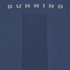 Blue fabric with a textured pattern and 'Dunning' branding.