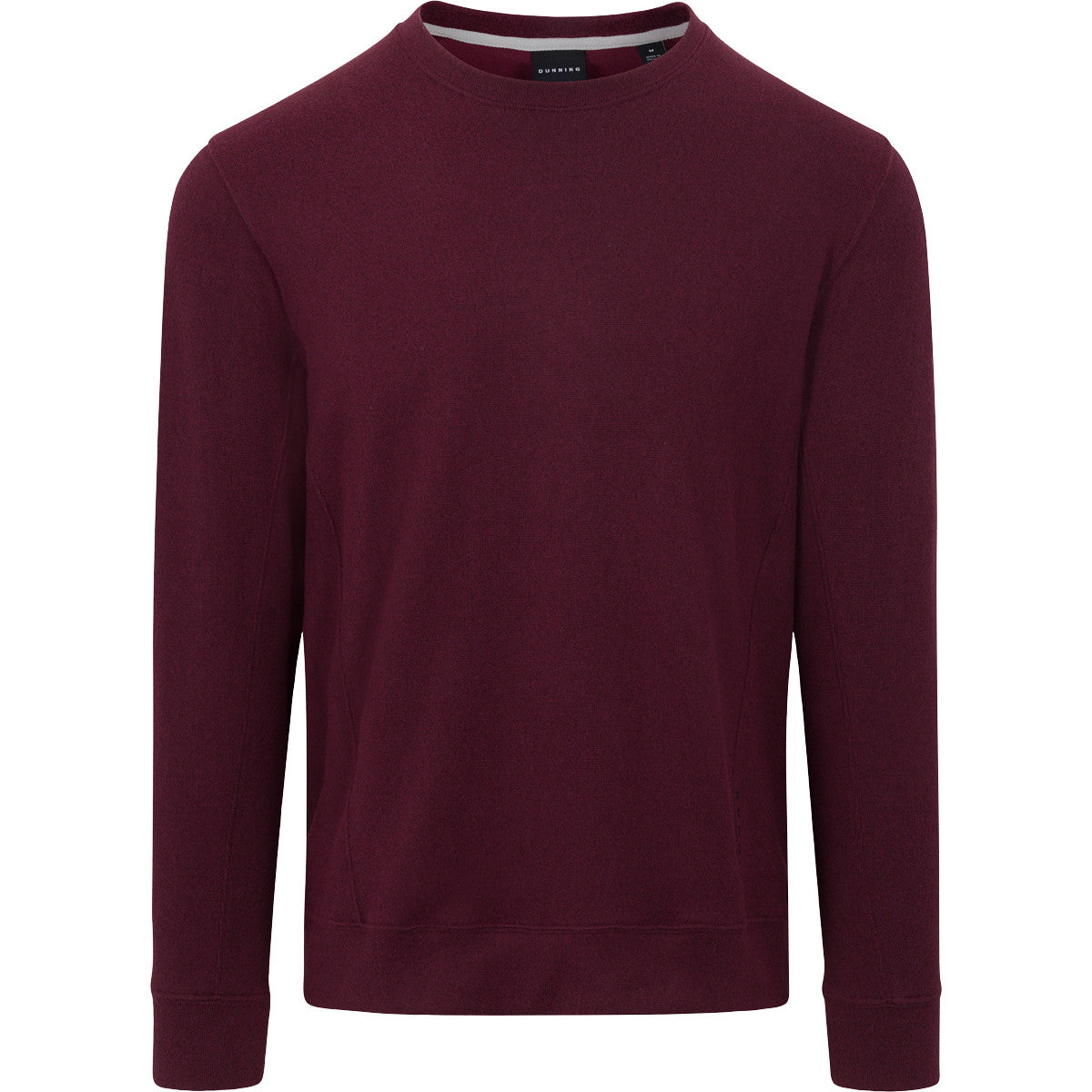 Mercer Stretch Performance Crewneck heathered fleece detail