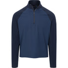 Glenbeg Herringbone Quarter Zip two-piece contrast sleeves