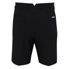 Player Fit Woven 9" Short in black, back view