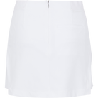 White skirt with a zipper on a white background