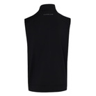 Player 2.0 Quarter Zip Vest in black, back view
