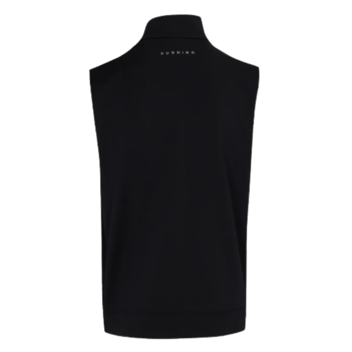 Player 2.0 Quarter Zip Vest in black, back view