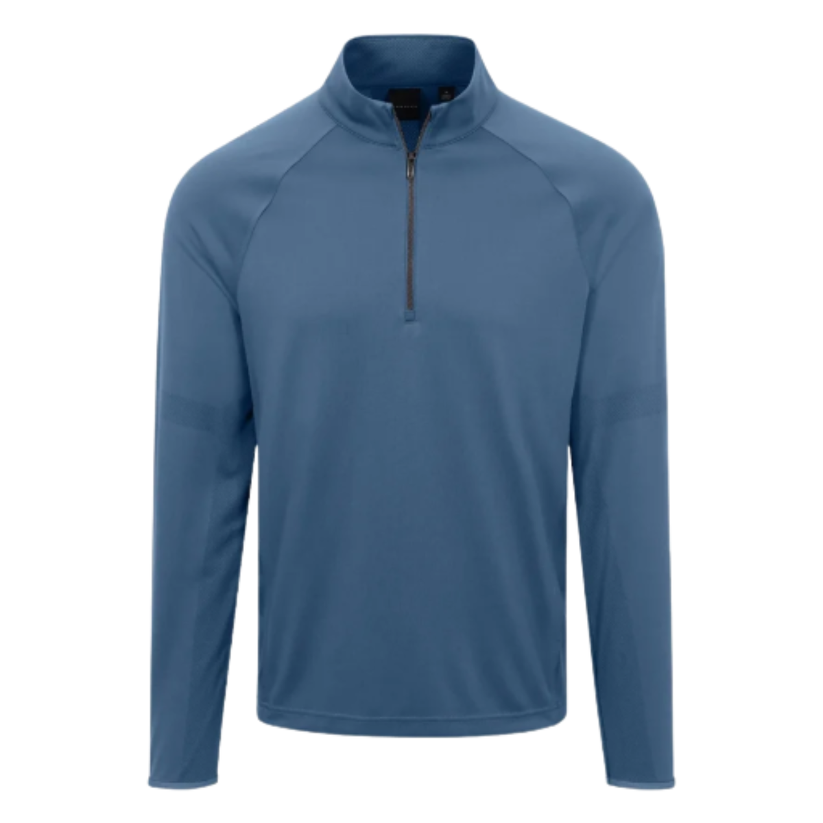 Quest Contour Quarter Zip in Marina Blue, front view