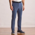 Modern Player Fit Performance Pant in vintage indigo, front view on model