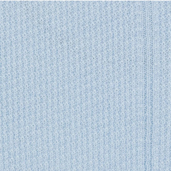 Connor THERMOLITE Rollneck Sweater in Cashmere Blue, knit fabric detail