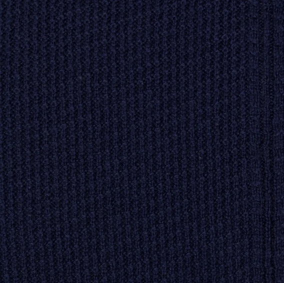 Connor THERMOLITE Rollneck Sweater in Night Sky, knit fabric detail