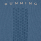 Quest Contour Quarter Zip in Marina Blue, back logo and ventilated panel detail