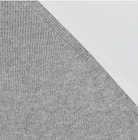Player Wind Sweater in Microchip grey, knit fabric and shoulder panel detail