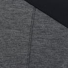 Glenbeg Heathered Jacket in grey heather, fabric and shoulder panel detail